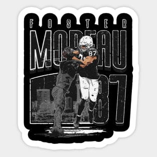 Foster Moreau Las Vegas Helmet Catch Sticker